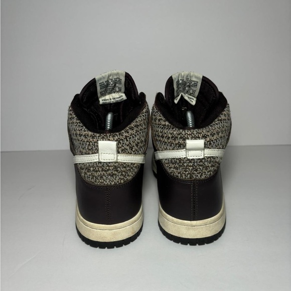 Nike Dunk Mocha Gold Brown Dunk High 2007 Vintage *RARE* Size 6.5 - 309437-911 - Picture 3 of 8